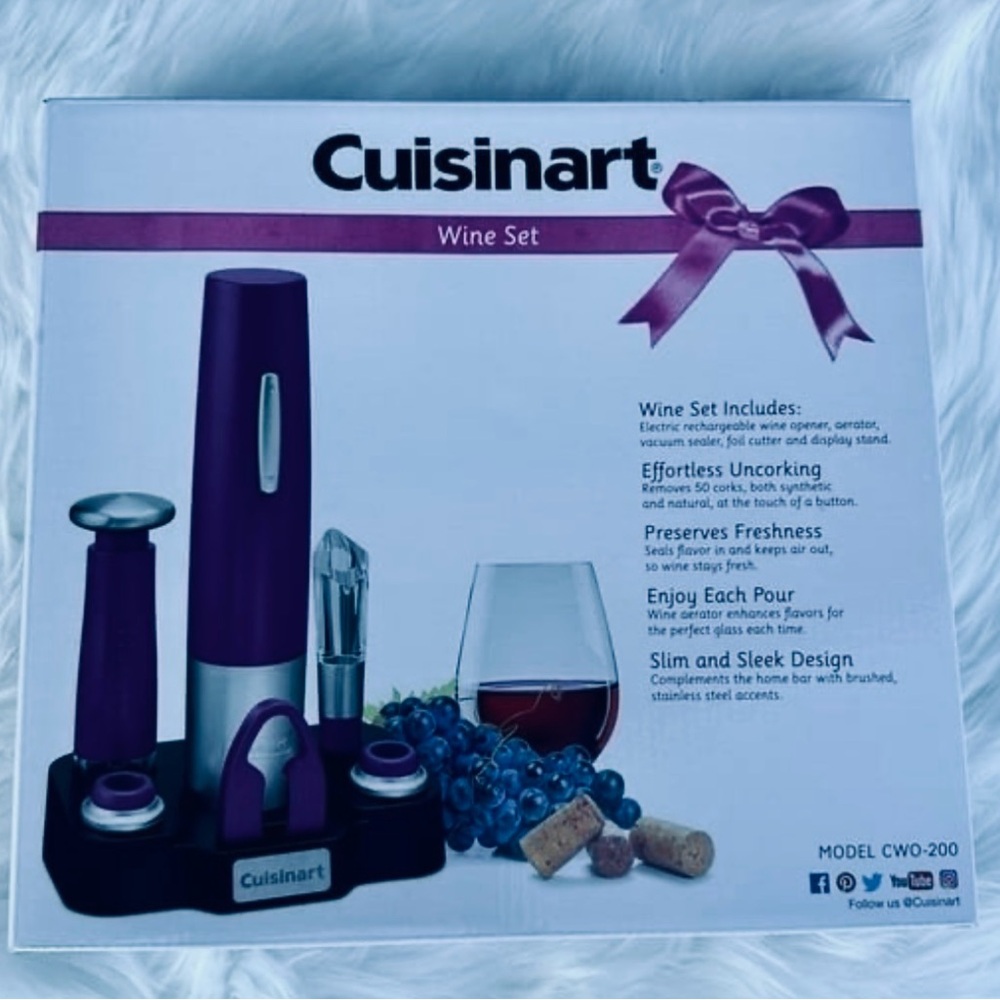 NWT Cuisinart Electric Wine Opener